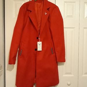 Beautiful  Red Trench Coat!